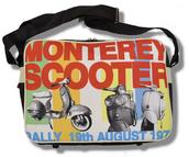 View Item Retro Montery Vespa Scooter Rally Shoulder Flight Bag